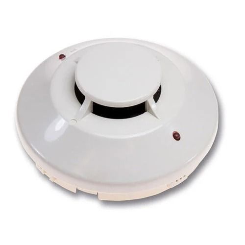 Smoke Detector - Mild Steel, Compact Size , Battery Operated, Heat Resistant, Quick Response, Loud Alarm, LED Indicator, Test Feature