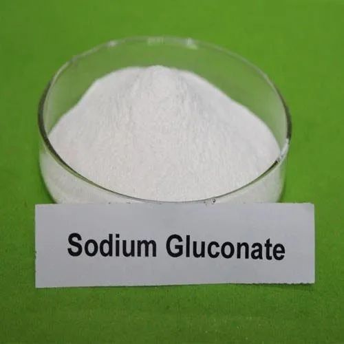 Sodium Gluconate Powder - C6H11NaO7 Chemical Formula, 58 g/100 mL Solubility in Water, Bag Packaging