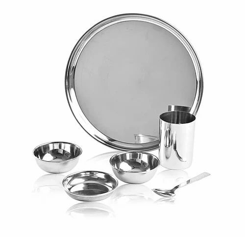 Stainless Steel Dinner Lunch Thali Set