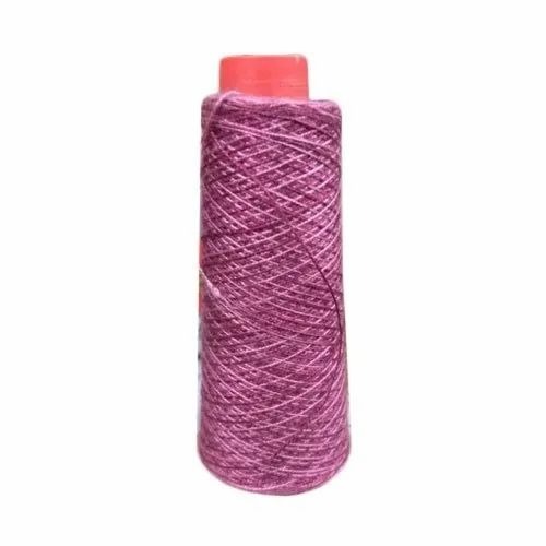 Viscose Dyed Yarn - Durable Purple Fiber , Impeccable Finish for Weaving and Embroidering