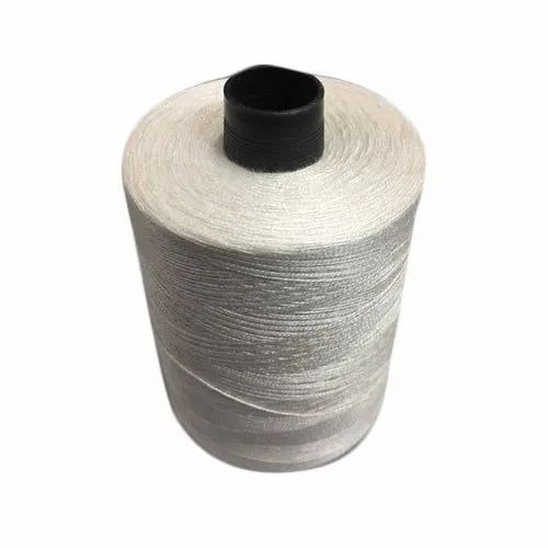Viscose Spun Yarn - Dyed Material, White Color | Eco-Friendly, Durable Finish for Weaving and Embroidering