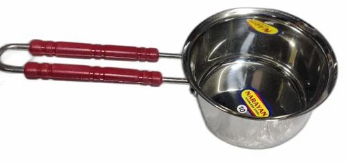 500ml Stainless Steel Saucepan - 3L Capacity Round Shape Long Lasting Quality Good Condition Durable Stainless Steel Material