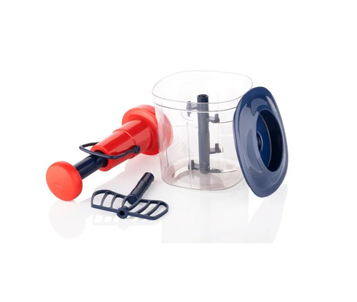 ABS Plastic Vegetable Chopper - 700-850 ml Capacity, Multicolor | Corrosion Resistant, Ideal for Chopping Fruits & Vegetables