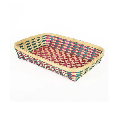 Bamboo Tray Gift Basket - 12x6 Inch, Brown Color | Durable, Eco-Friendly, Easy to Clean