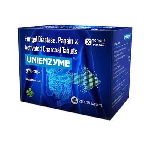 Fungal Diastase, Papain And Activated Charcoal Tablets