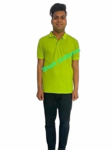 Green Men Collar T Shirt