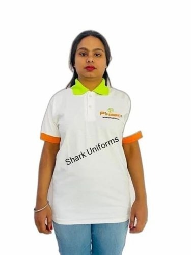 Half Sleeve Corporate T Shirt - Cotton, Slim Fit, Good Quality, Customizable Design, Printed Pattern, Polo Collar, Short Sleeves, Available in All Sizes