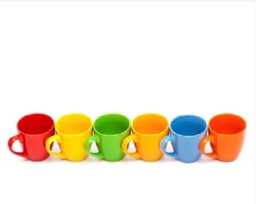 Multi Color Ceramic Coffee Mug Set