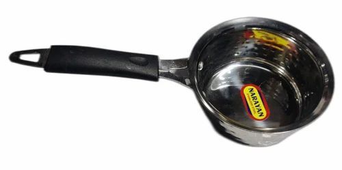 Narayan Stainless Steel Saucepan - 2 L Capacity, Long Lasting Round Design, Good Quality