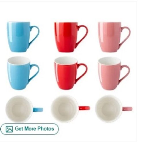 Plain Ceramic Coffee Mug Set - Color: Comes In Various Colors