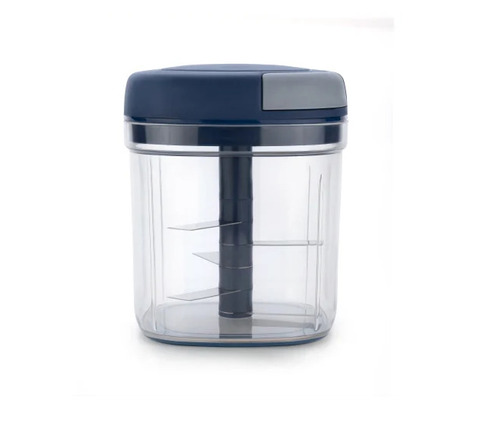 Plastic Manual Hand Vegetable Chopper - Plastic Material, 500-650 ml Capacity, Black & Transparent Colors | Vegetable Chopping Function, Corrosion Resistant