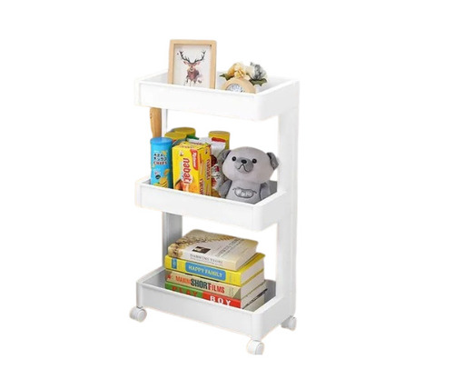 Plastic Storage Rolling Utility Cart