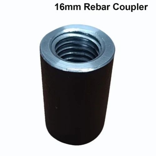 Rebar Coupler - 16mm Diameter, 40mm Length | Durable Steel, Fine Finished, Hot Dip Galvanized