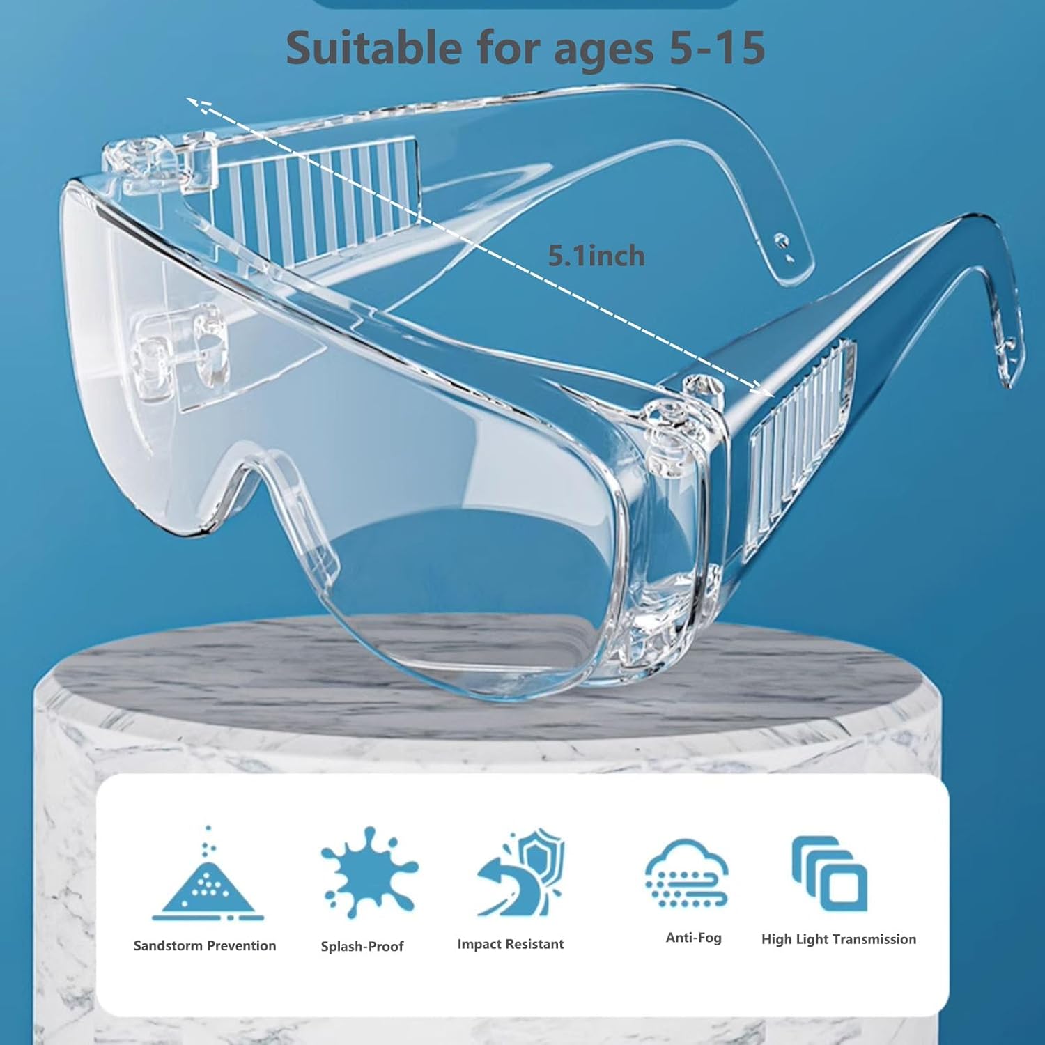 Safety Goggle Clear Goggles Clear Glasses
