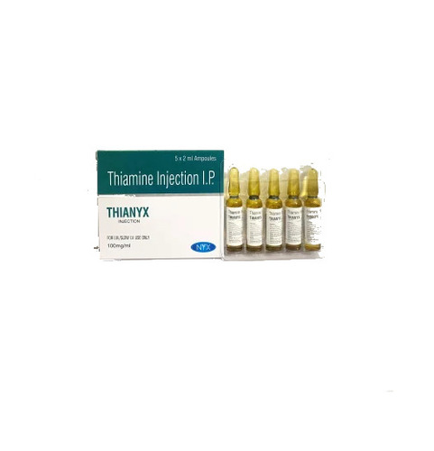 Thiamine Hydrochloride Injection - 10mg, Liquid Form For Prescription Use, Ideal For Adults And Aged Persons