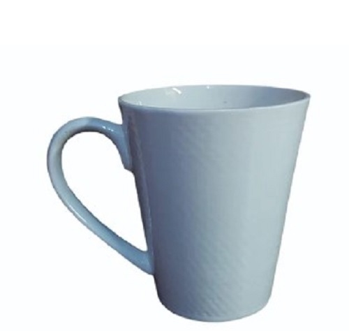 White Bone China Milk Mug - Lightweight, Glossy Finish | Customizable Size, Delivered Timely
