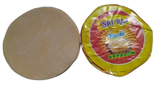 Appalam Papad - 2 Inch Plain, Crispy & Crunchy Vegetarian Snack, Ideal for All Ages