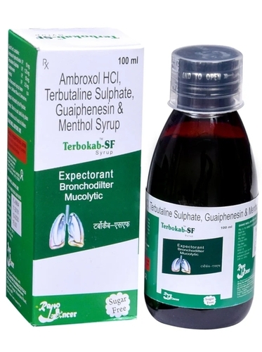 Ambroxol Hci Terbutaline Sulphate Guaiphenesin Menthol Syrup