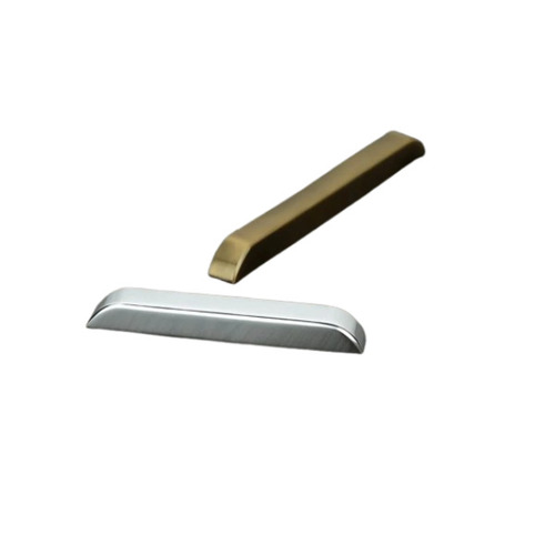 Polished Aluminium Pull Handle - Rectangular Shape, Rust Free Finish, Ideal for Homes and Hotels, Available in Golden and Silver