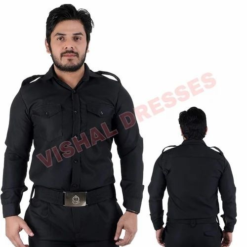 Black Security Guard Uniform