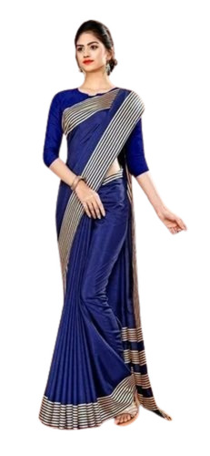 Blue Hotel Staff Uniform Saree