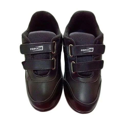 Boys School Shoes - Leather Material, Lightweight Design, Black Color | Comfortable Fit, Polished Finish, Slip-Resistant Sole, Breathable Design, Lace-Up Closure, Padded Insole
