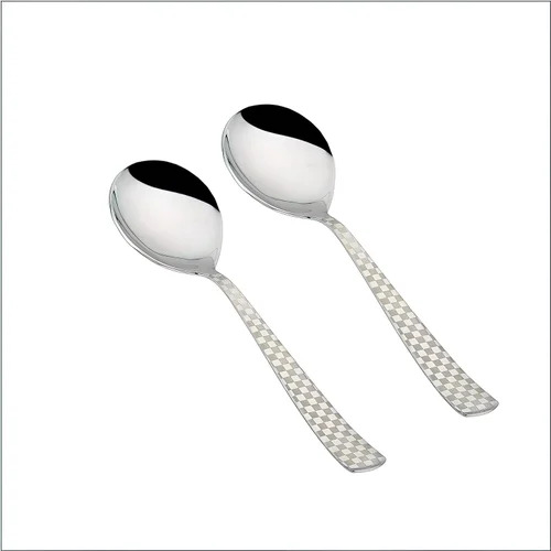 Checks Design Stainless Steel Spoons Set