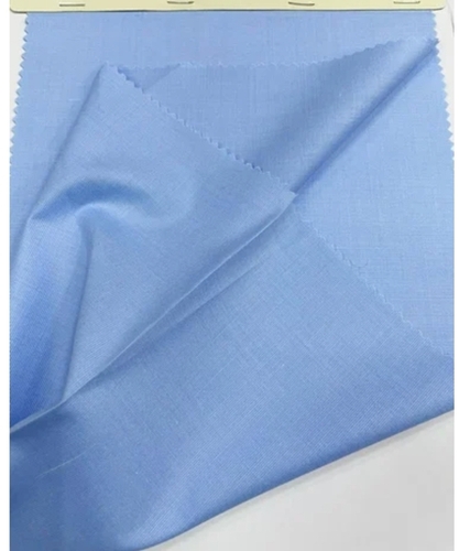 Cotton Shirting Fabric - Color: Blue