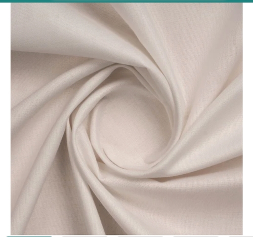 Dark Beige Cotton Fabric - Color: Multicolour