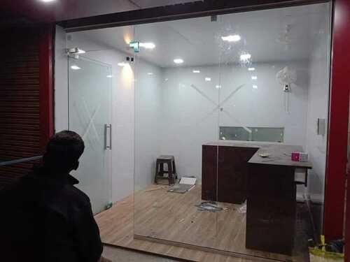 Designer Glass Partition - Color: Free