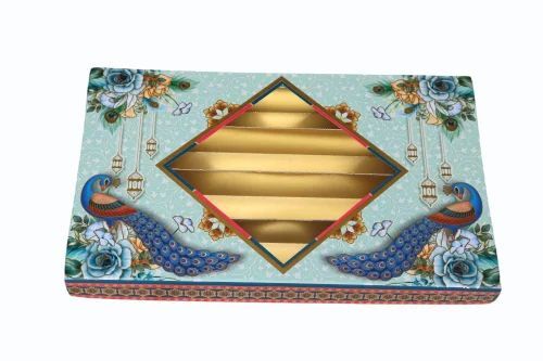 Designer Sweet Box - 1 Kg Printed Cardboard, Rectangular Shape | Customizable Gsm Design for Gift Packaging