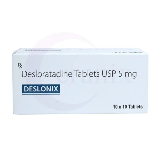 Desloratadine Tablets USP - 5 mg, Easy-to-Swallow Non-Drowsy Formula for 24-Hour Allergy Relief, Reduces Sneezing, Lessens Runny Nose, Eases Itchy Watery Eyes, Soothes Skin Rashes, Suitable for Adults and Children