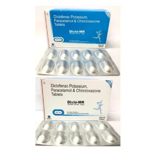Diclofenac Potassium Paracetamol Chlorzoxazone Tablet