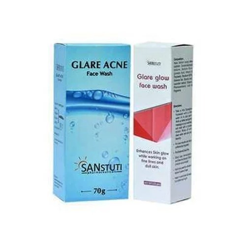 Face Cream Packaging Box - Paper, Square Shape, Multicolor | Eco Friendly, Custom Printed for Cosmetic Applications