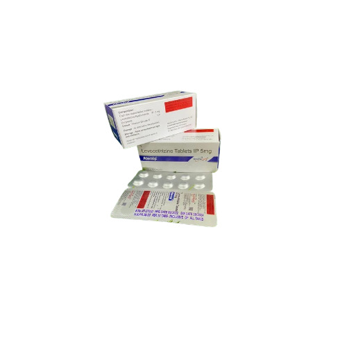 Alerzip - Levocetirizine Tablet 5mg | Allergy Relief for Adults, Aged Persons, Women, Cool Dry Storage, 10x10 Tablets