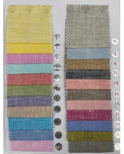 Linen Fabric Material - Color: Multicolour
