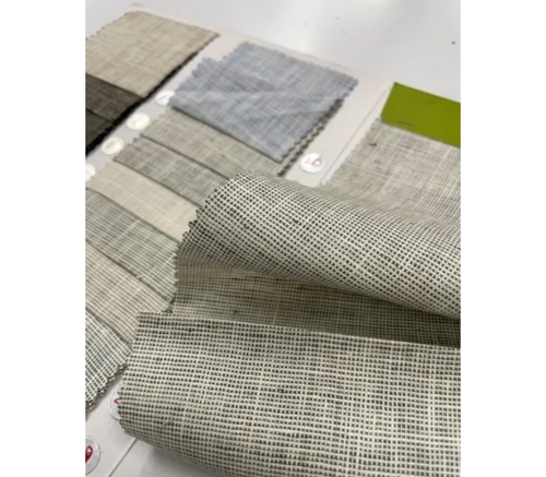 Linen Suiting Fabrics - Color: Multiple Color