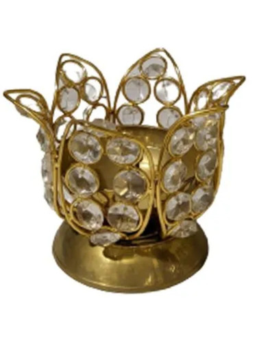 Lotus Shape Brass Pooja Diya