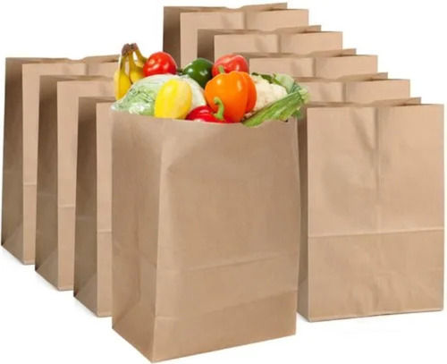 Paper Grocery Bag - Color: Brown