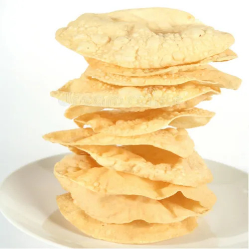Plain Salty Appalam Papad - Crispy, Crunchy, Vegetarian | Flavorful Salty Snack for Adults, Children, and Old-Aged Enjoyment