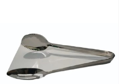 Polished Stainless Steel Salad Tong - Glossy Finish, Various Sizes Available | Lightweight Design, Quality Tested for Smooth Functioning