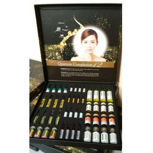 Quattrox Complexion 12 Infusion 4 Sessions Korean Glutathione Skin Whitening Injection