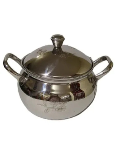 Round Stainless Steel Serving Bowl