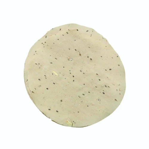 Salty Round Masala Papad - Crispy and Crunchy Vegetarian Snack | Ideal for All Ages, Flavorful Salty Taste, Food Grade Quality