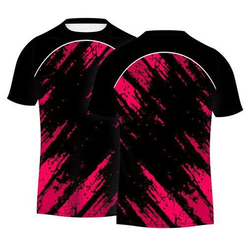 Short Sleeves Polyester Printed Jersey - Age Group: Adults