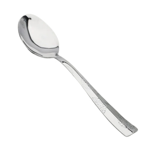 Silver Moonpress Design Stainless Steel Spoons