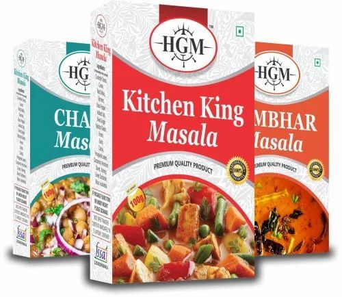 Spice Packaging Box - Duplex Paper, 100g | Eco-Friendly Material for Secure and Efficient Spice Storage