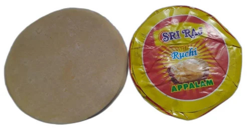 Sri Raj Madarasi Appalam Papad - Crispy & Crunchy Vegetarian Snack, Salty Flavor for Adults, Children & Old-Aged | Food Grade Appalam Delight
