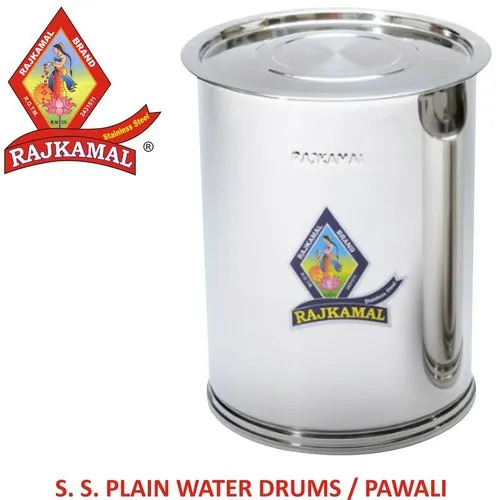 Stainless Steel Plain Water Drums