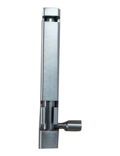 Stainless Steel Tower Bolt - 6 Inch Size, Silver Color | Premium Material for Door Fittings in Optimum Condition